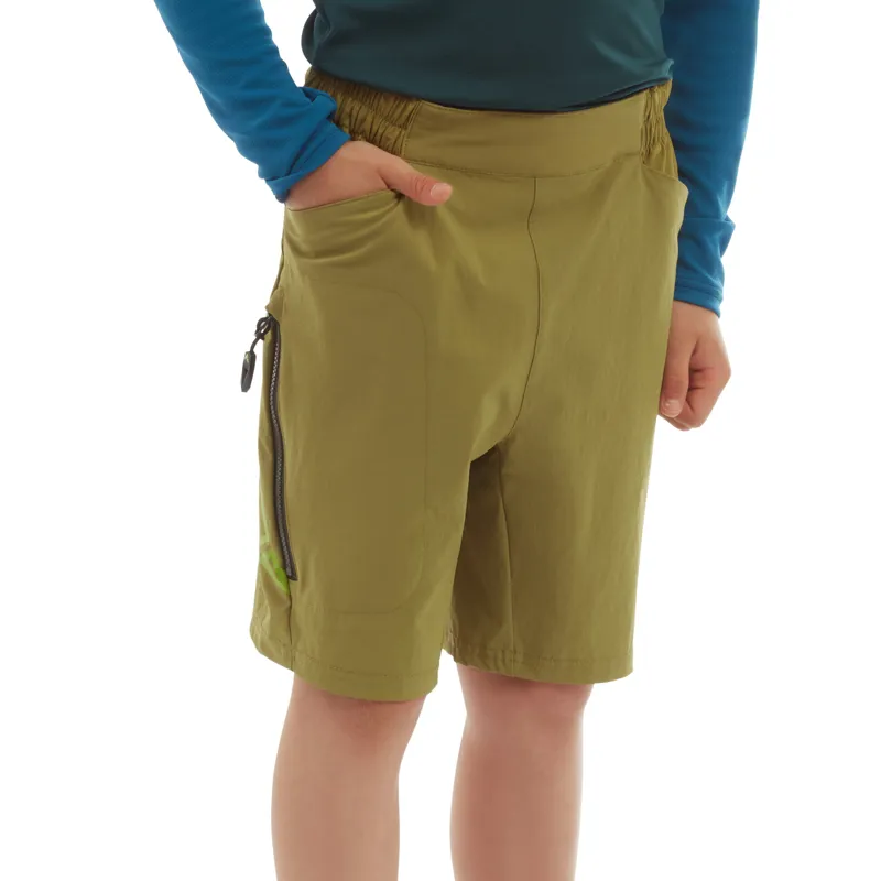 Altura Kids Spark Trail Shorts in Olive-3