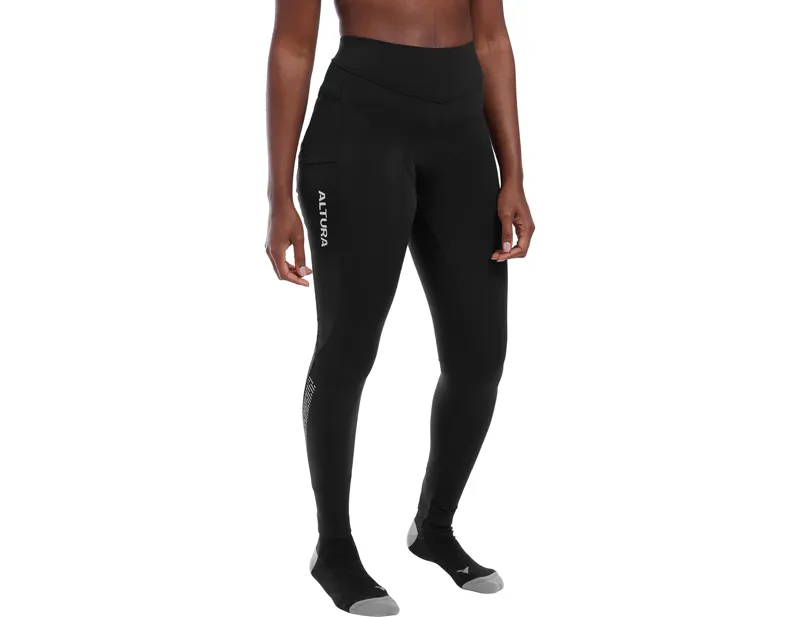 Altura Progel Plus Women's Cycling Waist Tights in Black-5