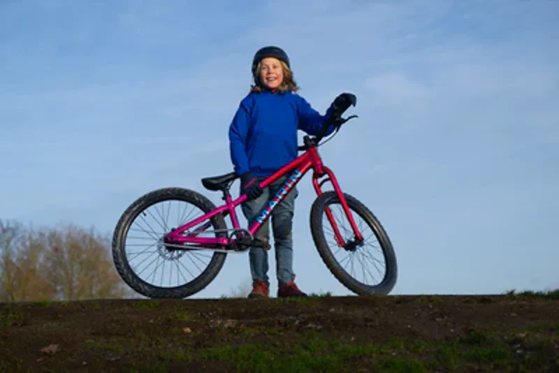 Marin Alcatraz Jr 24 inch wheel Dirt Jump Hardtail Mountain Bike 2026 in Red Pink-6