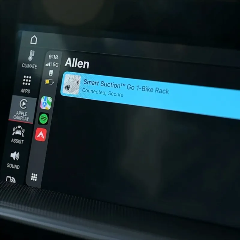 Allen Smart Suction:GO Compact 1-Bike Rack-12