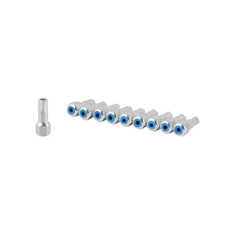 Balfes Bikes Alpina ALPINA Bontrager Wheelsystem Alloy Spoke Nipple Pack of 10 in Silver | Free postage over £30, £10 off first order, price match & 0% finance.