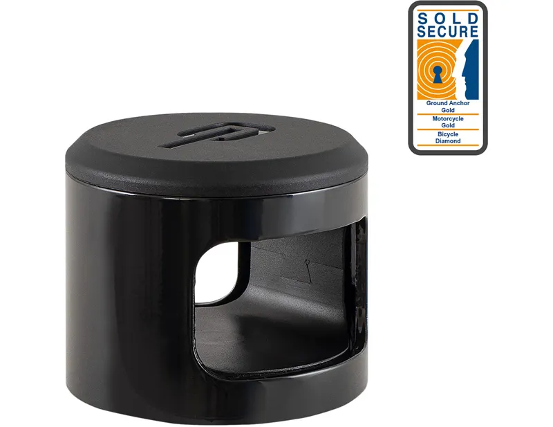Hiplok Ankr Ground and Wall Anchor in Black