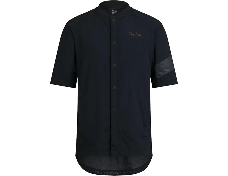 Rapha Trail Insulated Short Sleeve Jacket in Black/Black