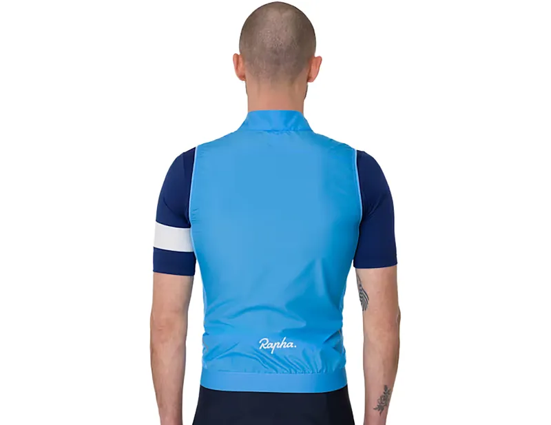 Rapha Core Gilet in Cornflower/White-2