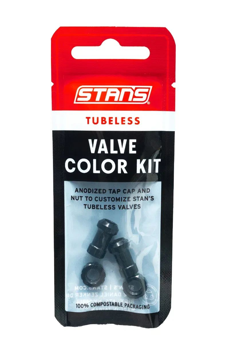 Stans Tubeless Valve Colour Kit in Black-2