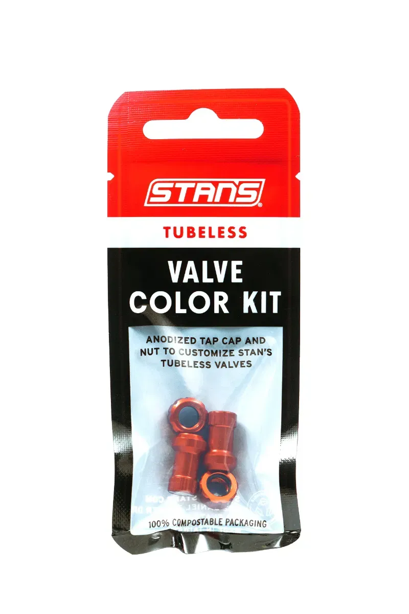 Stans Tubeless Valve Colour Kit in Orange-2