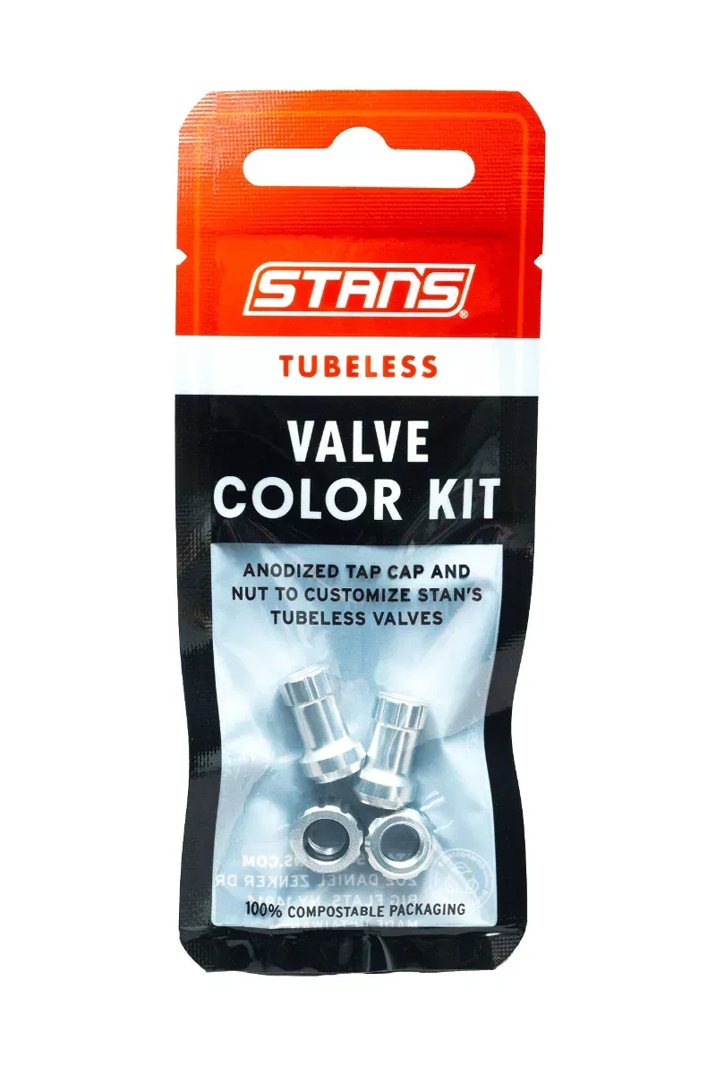 Stans Tubeless Valve Colour Kit in Silver-2