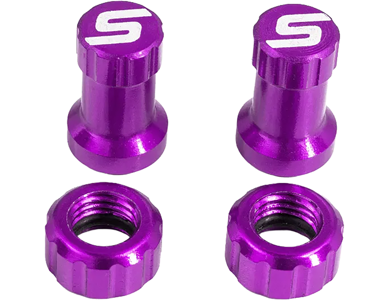 Balfes Bikes Stan's Notubes Stans Tubeless Valve Colour Kit in Purple | Free postage over £30, £10 off first order, price match & 0% finance.