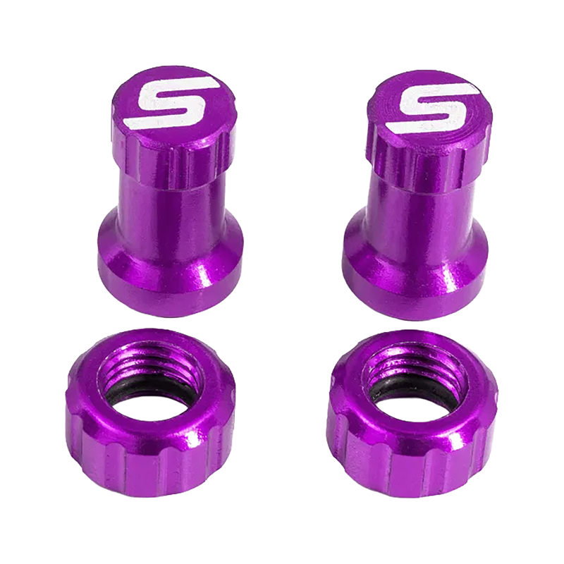 Balfes Bikes Stan's Notubes Stans Tubeless Valve Colour Kit in Purple | Free postage over £30, £10 off first order, price match & 0% finance.