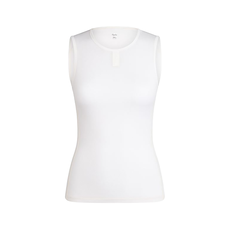 Balfes Bikes Rapha Women's Lightweight Sleeveless Base Layer in White | Free postage over £30, £10 off first order, price match & 0% finance.