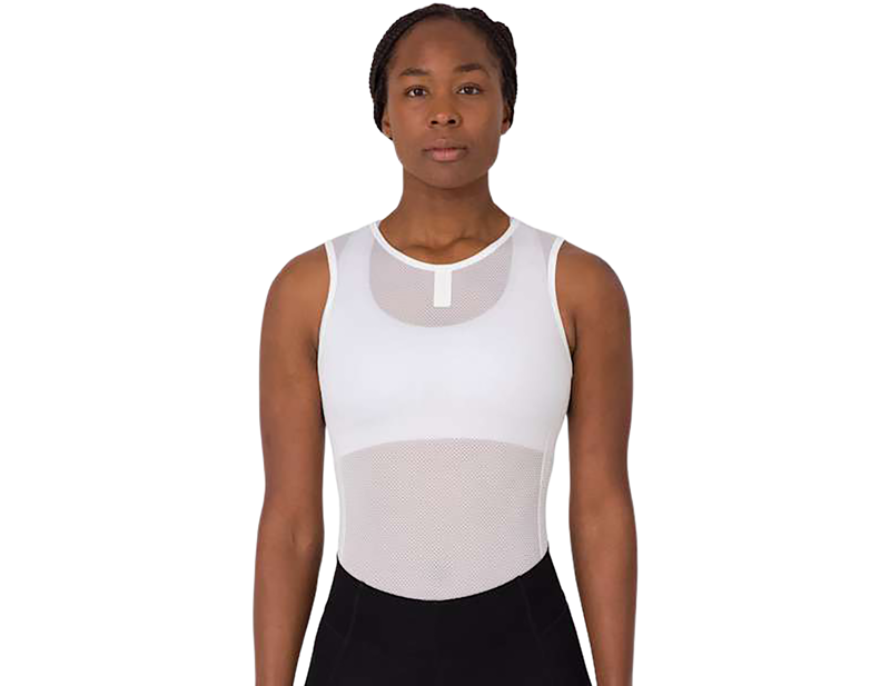 Rapha Women's Lightweight Sleeveless Base Layer in White-2