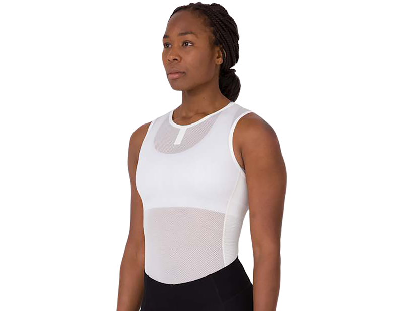 Rapha Women's Lightweight Sleeveless Base Layer in White-3