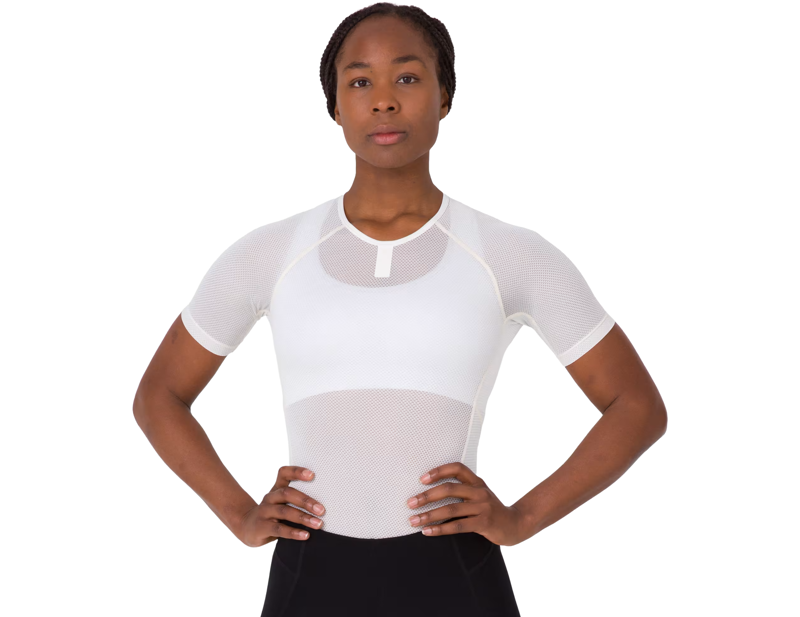Rapha Women's Short Sleeve Lightweight Base Layer in White-2