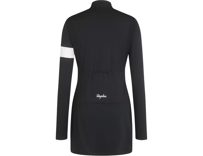 Rapha Women's Long Sleeve Jersey in Black/White-1
