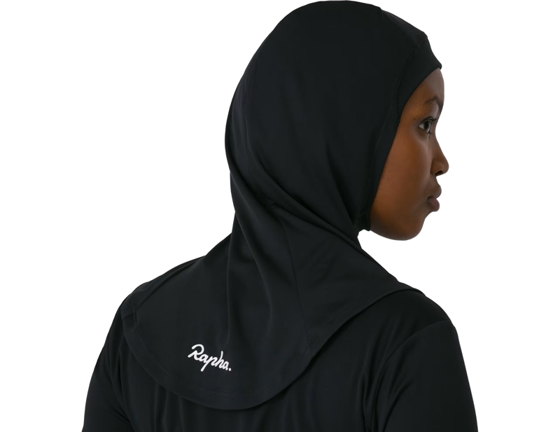 Rapha Women's Cycling Hijab in Black/White-3