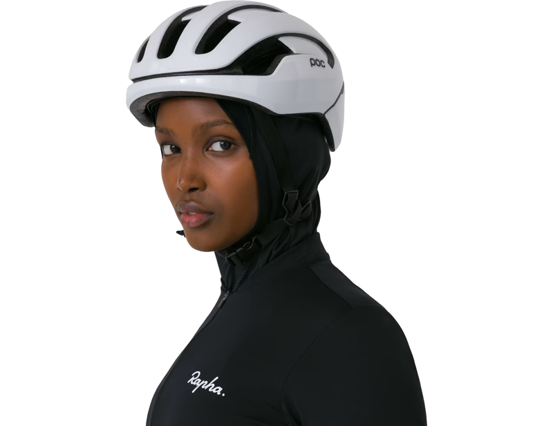 Rapha Women's Cycling Hijab in Black/White-4