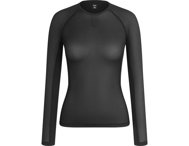 Rapha Women's Long Sleeve Lightweight Base Layer in Black