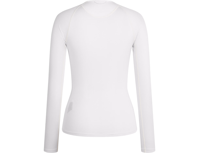 Rapha Women's Long Sleeve Lightweight Base in White-1
