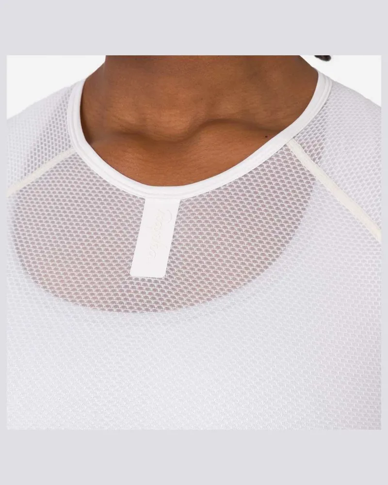 Rapha Women's Lightweight Long Sleeve Base Layer in White/White-4