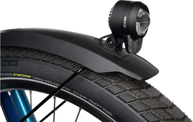 ACID Longtail Front Light Bracket Mudguard in Black-1