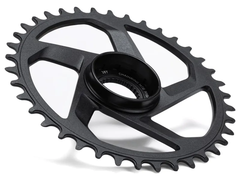 Acid Hybrid Pro HPA 38T Chainring in Black-2