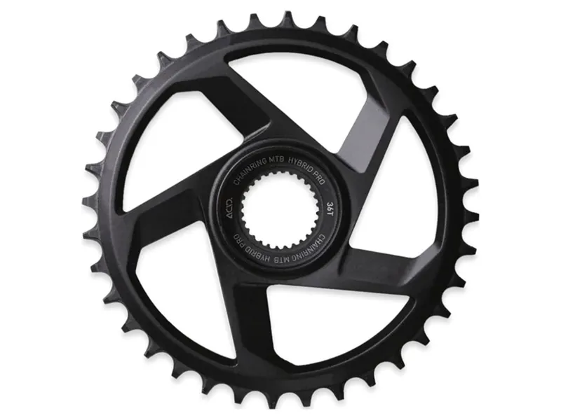 Acid Hybrid Pro HPA 38T Chainring in Black