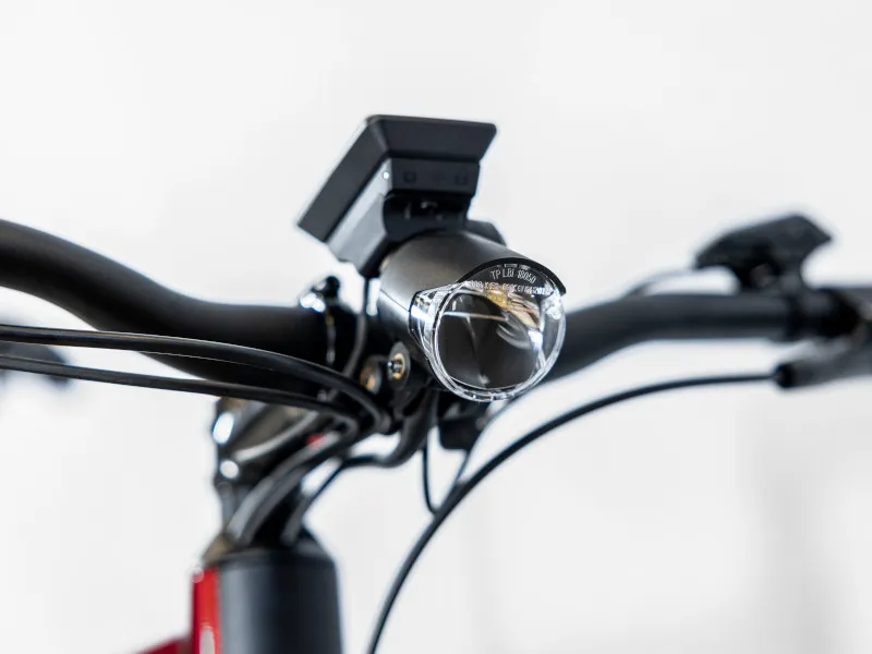 Trek Allant+ 5 725wh Electric Hybrid Bike 2023 in Rage Red-8