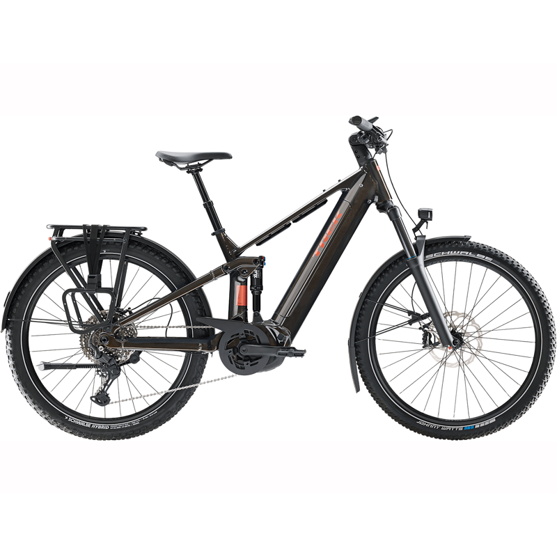 Balfes Bikes Trek Allant+ FS 6 R10 Electric Hybrid Bike 2027 in Olive Brown Metallic | Free postage over £30, £10 off first order, price match & 0% finance.