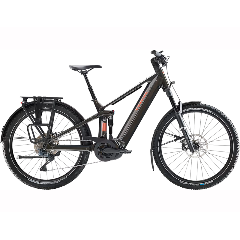 Balfes Bikes Trek Allant+ FS 6 R11 Auto Electric Hybrid Bike 2027 in Olive Brown Metallic | Free postage over £30, £10 off first order, price match & 0% finance.