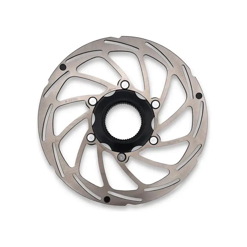 Balfes Bikes Aztec Fixed Stainless Steel Centre-Lock Disc Rotor 160mm in Silver | Free postage over £30, £10 off first order, price match & 0% finance.