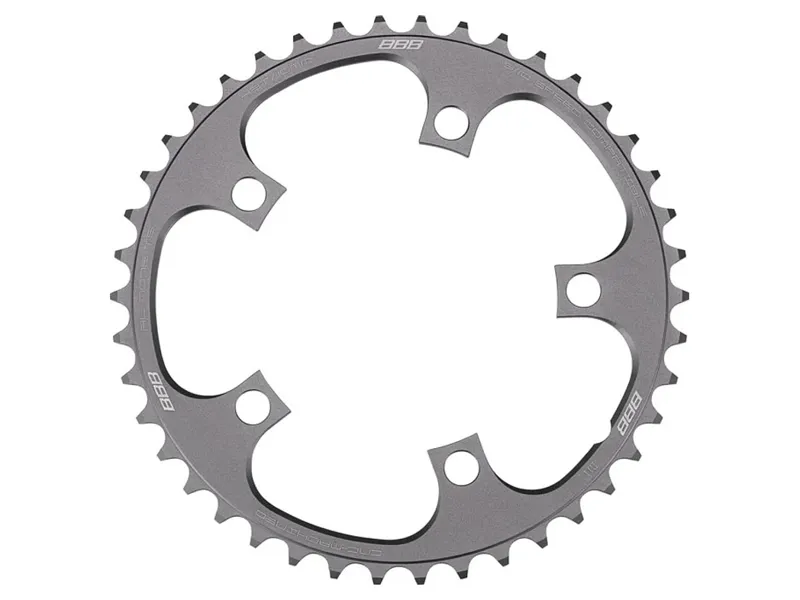 BBB CompactGear 2x9/10 110BCD 42T Chainring BCR-31 in Silver