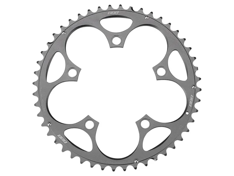 BBB CompactGear 2x9/10 110BCD 48T Chainring BCR-31 in Silver