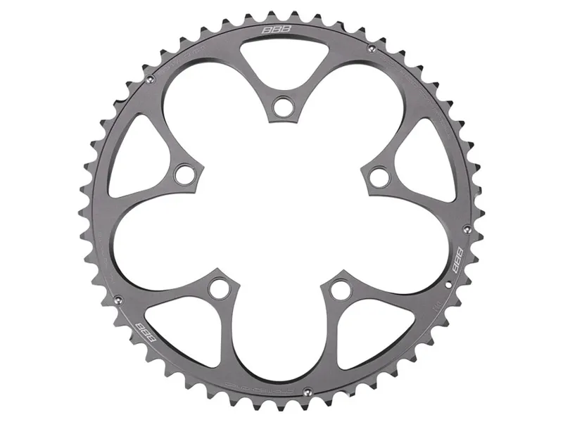 BBB CompactGear 2x9/10 110BCD 53T Chainring BCR-31 in Silver