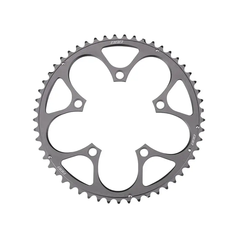 Balfes Bikes Bbb BBB CompactGear 2x9/10 110BCD 53T Chainring BCR-31 in Silver | Free postage over £30, £10 off first order, price match & 0% finance.