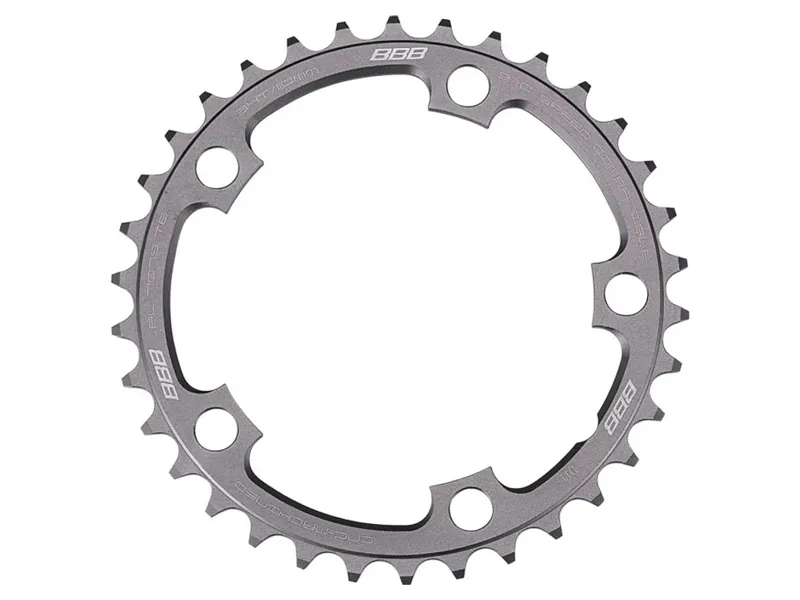 BBB CompactGear 110BCD 34T Chainring in Silver
