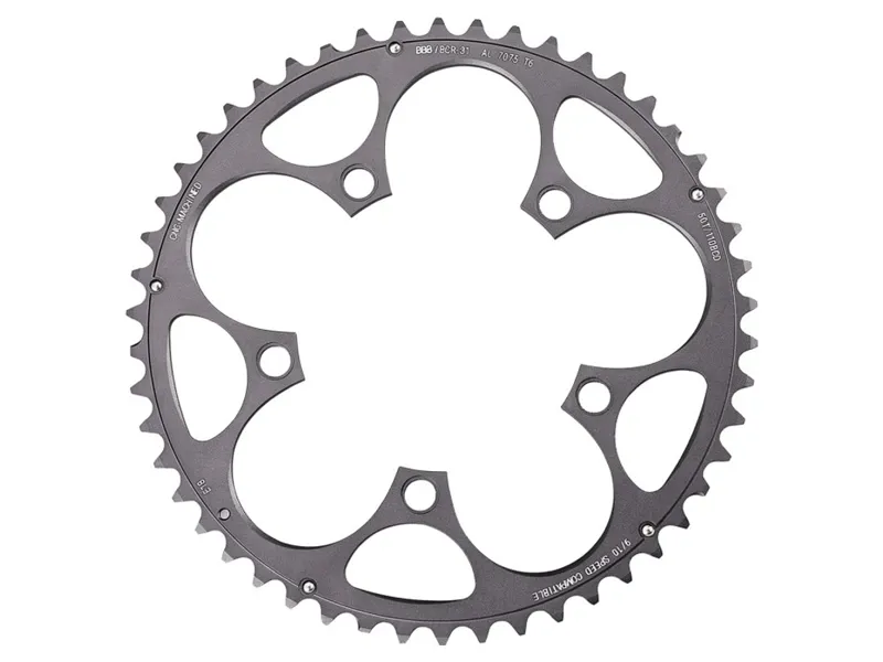 BBB CompactGear 110BCD 50T Chainring in Silver
