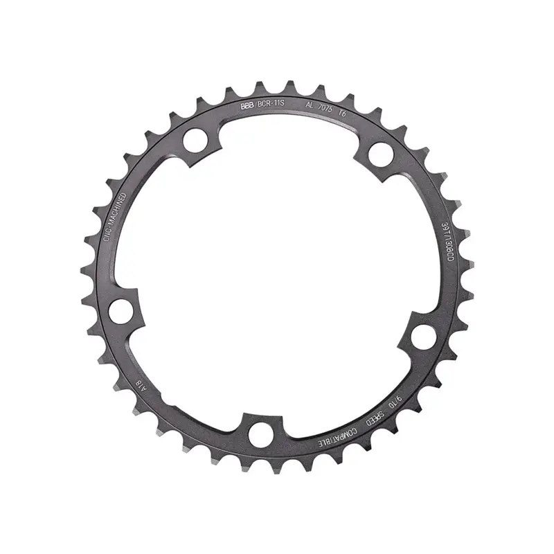 Balfes Bikes Bbb BBB RoadGear BCR-11S 7075 T6 39T Aluminium Chainring in Silver | Free postage over £30, £10 off first order, price match & 0% finance.
