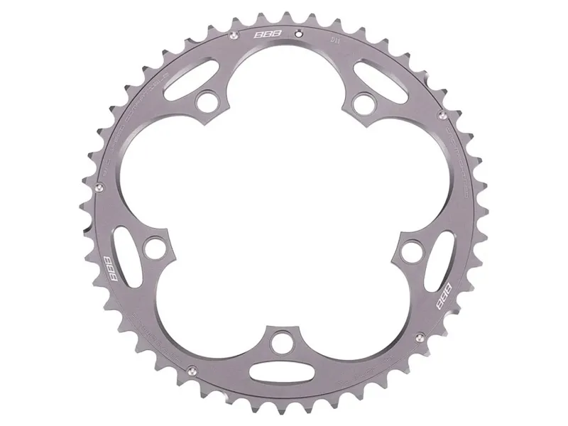 BBB RoadGear BCR-11S 7075 T6 48T Aluminium Chainring in Silver