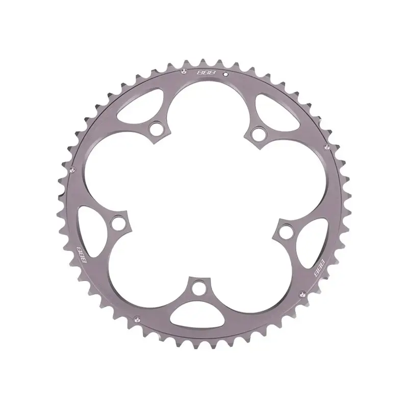 Balfes Bikes Bbb BBB RoadGear BCR-11S 7075 T6 53T Aluminium Chainring in Silver | Free postage over £30, £10 off first order, price match & 0% finance.