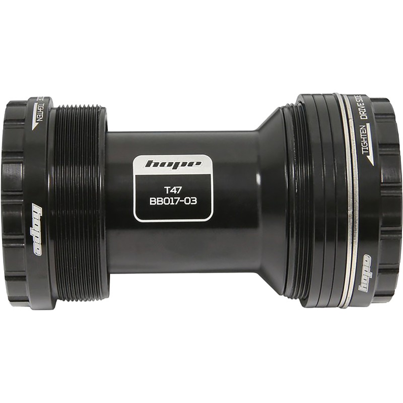 Balfes Bikes Hope Bottom Bracket Stainless T47 in Black | Free postage over £30, £10 off first order, price match & 0% finance.