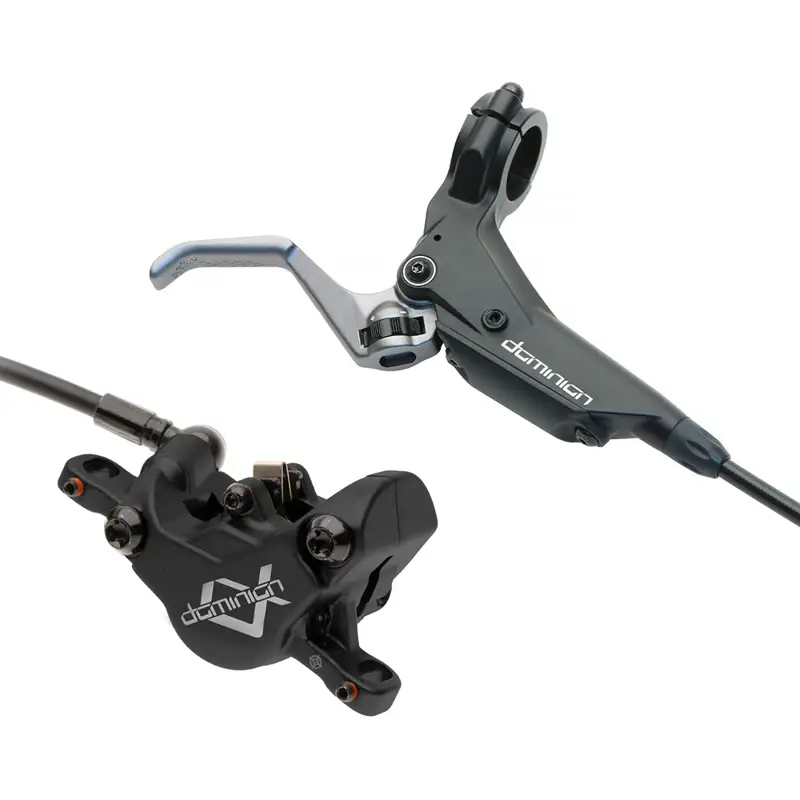 Balfes Bikes Hayes Dominion A4 Short Reach Lever 180cm Hose Single Brake Kit in Stealth Black/Grey | Free postage over £30, £10 off first order, price match & 0% finance.