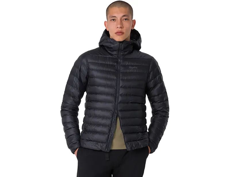 Rapha Explore Down Jacket in Black/Carbon Grey-2