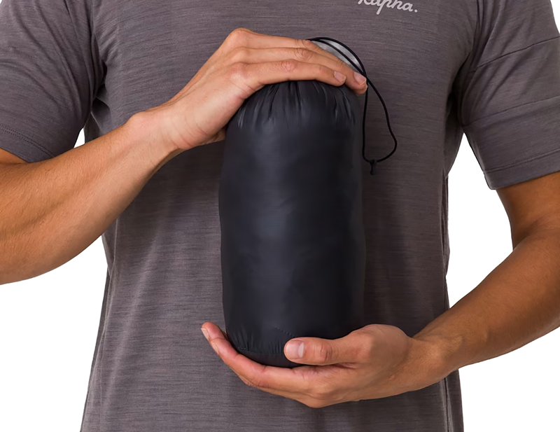 Rapha Explore Down Jacket in Black/Dark Navy-4