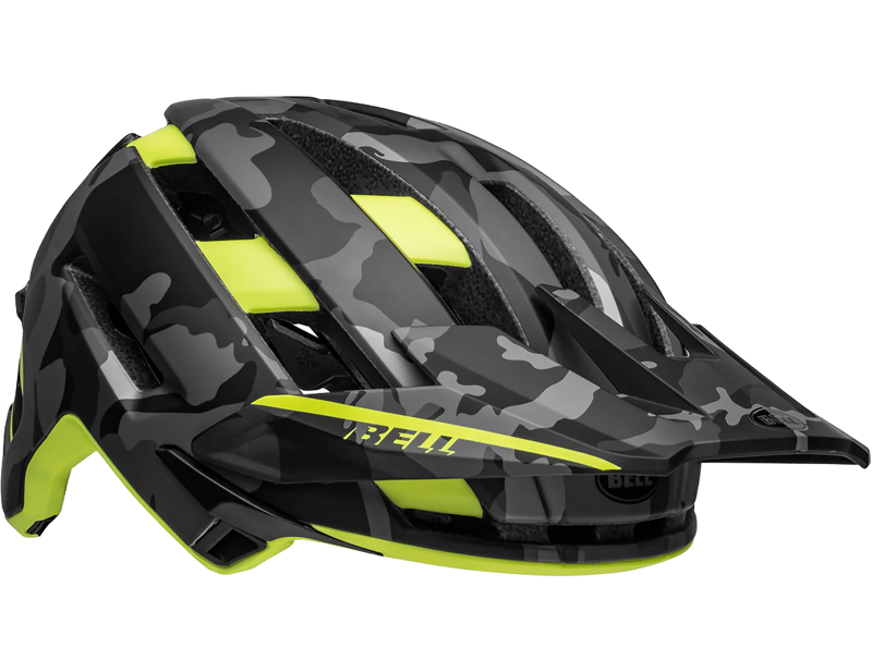 Bell Super Air Spherical MIPS Mountain Bike S 52- 56 cm Helmet in Camo/Hi-Viz-5