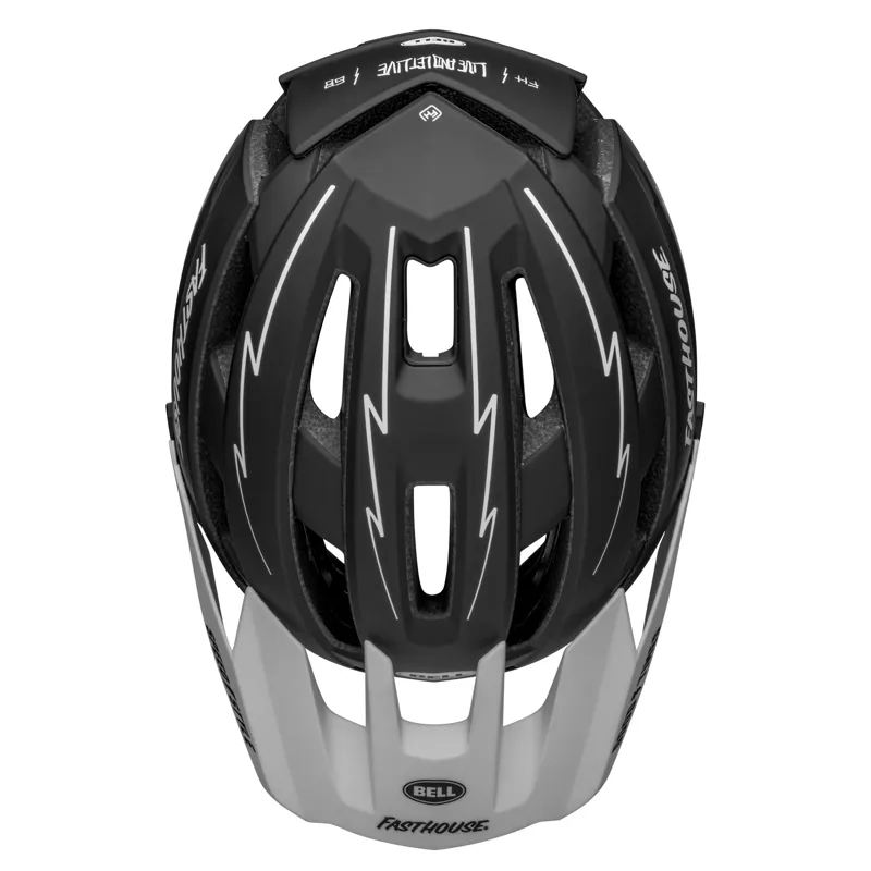 Bell Super Air R MIPS Mountain Bike Full Face Helmet in Black/White-3