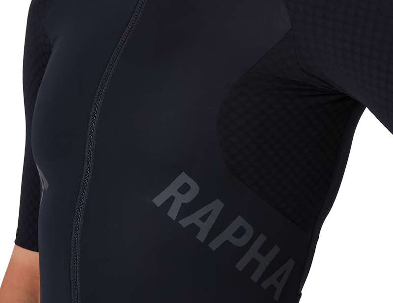 Rapha Women's Pro Team Aero Short Sleeve Jersey in Black/Grey-2