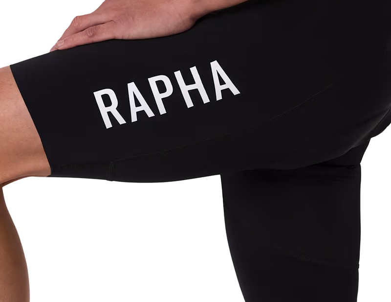 Rapha Pro Team Bib Shorts III Regular in Black/White-5