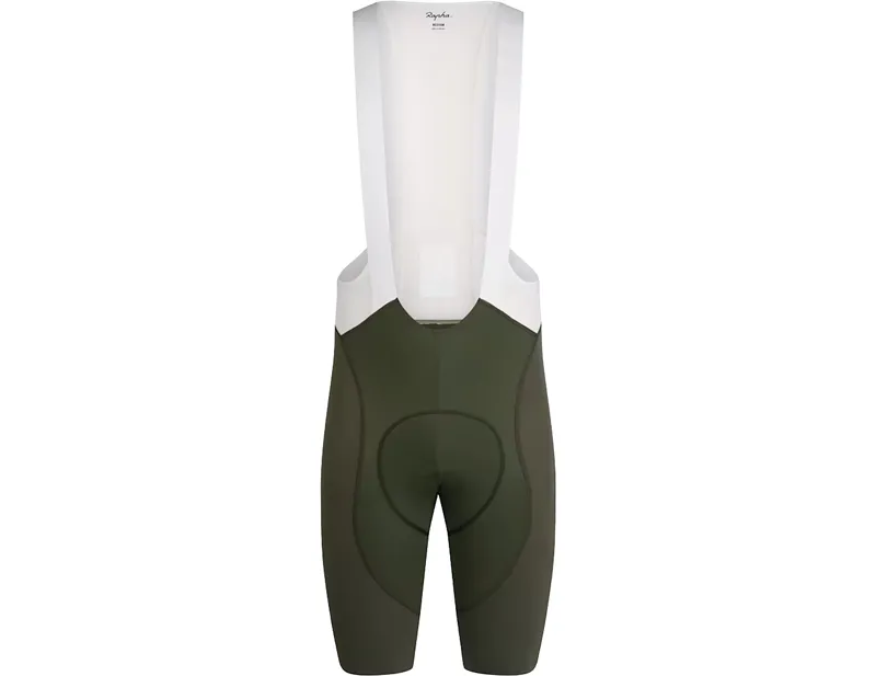 Rapha Pro Team Bib Shorts III Regular in Dark Green/White