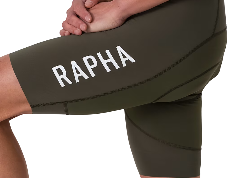Rapha Pro Team Bib Shorts III Regular in Dark Green/White-5
