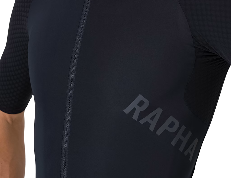 Rapha Pro Team Aero Short Sleeve Jersey in Black/Grey-2